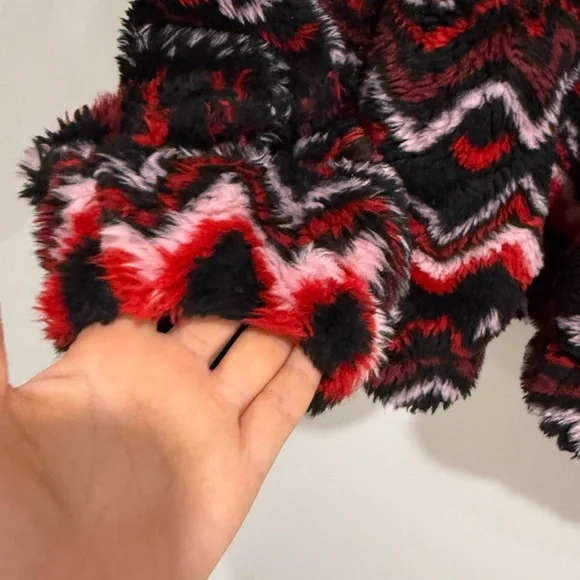 Anthropologie x Beach Riot Leona Slopes Sherpa Quarter-Zip Pullover Size M NWOT - Picture 10 of 15